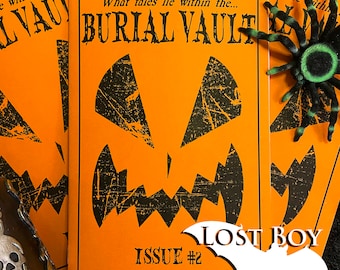 Halloween Zine, Burial Vault issue #2, Third Printing, Horror Zine, Fall 2023