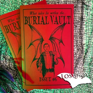 Burial Vault Winter 2024/2025, Occult Zine, Horror Zine, History, Scary Stories, Creepy