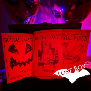 2024 Burial Vault Vol 1. Zine Bundle! 2024 Horror, Horror Zine, Occult Fiction, Horror Fiction, Spooky Zines, Zine Bundle