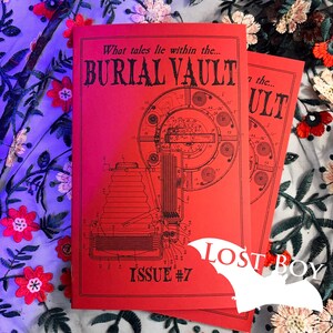 Burial Vault Summer 2025, Horror Zine, Occult Zine, History, Ghosts, Scary Stories