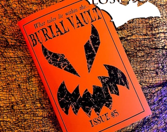 Halloween Burial Vault Fall 2024, Horror Zine, Halloween Horror, Halloween Fiction, Halloween Zine