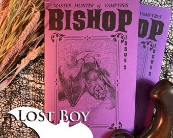 Bishop Issue #2, Action Horror zine, Independent Vampire horror, Occult Fanzine, Horror Litzine. Pulp Action.