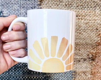 Sunshine Mug, Sunny Good Morning Coffee Cup Morning Person Gift Cup Of Sunshine Coworker Gift Hello Sunshine Appreciation Mug