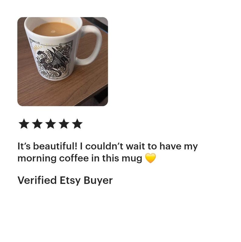 Celestial Dragon Mug, Boho Dragon Cup with Stars and Moons Dragon Lover Gift Tarot Mug Witchy Gift for Friend Dragon Lover Gift Mystical Mug afbeelding 2