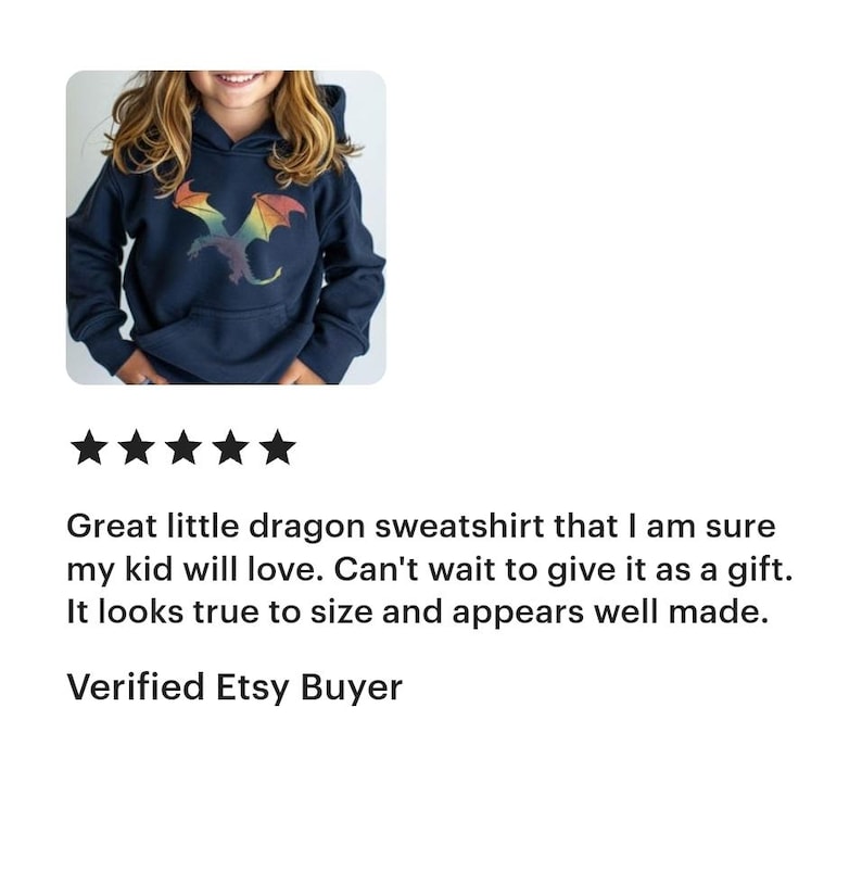Rainbow Dragon Kids Hoodie, Dragon Birthday Party Kids Sweatshirt Dragon Shirt Kids Dragon Girl Toddler Hoodie Girl Dragon Gifts for Kids Bild 2