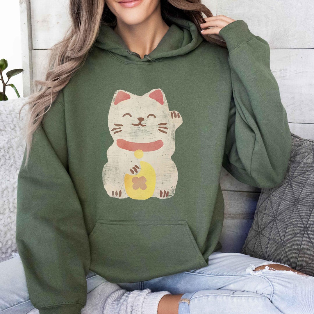 Lucky Cat Hoodie main image 1