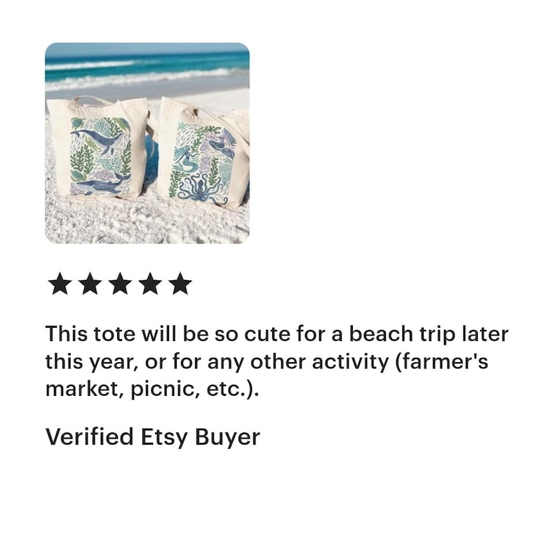 Ocean Tote Bag – Ocean Lover Gift Mermaid Tote Whale Tote bag Ocean Bag Summer Beach Tote Bag Sea Turtle Beach Bag Ocean Theme Gifts image 3