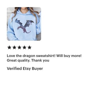 Celestial Dragon Hoodie, Cosmic Dragon Sweatshirt Fantasy Hoodie Dragon DND Gift Dragon Clothing Dragon Lover Gift Dragon Merch bild 3