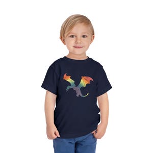 Rainbow Dragon Kids Hoodie, Dragon Birthday Party Kids Sweatshirt Dragon Shirt Kids Dragon Girl Toddler Hoodie Girl Dragon Gifts for Kids Toddler Shirt Navy