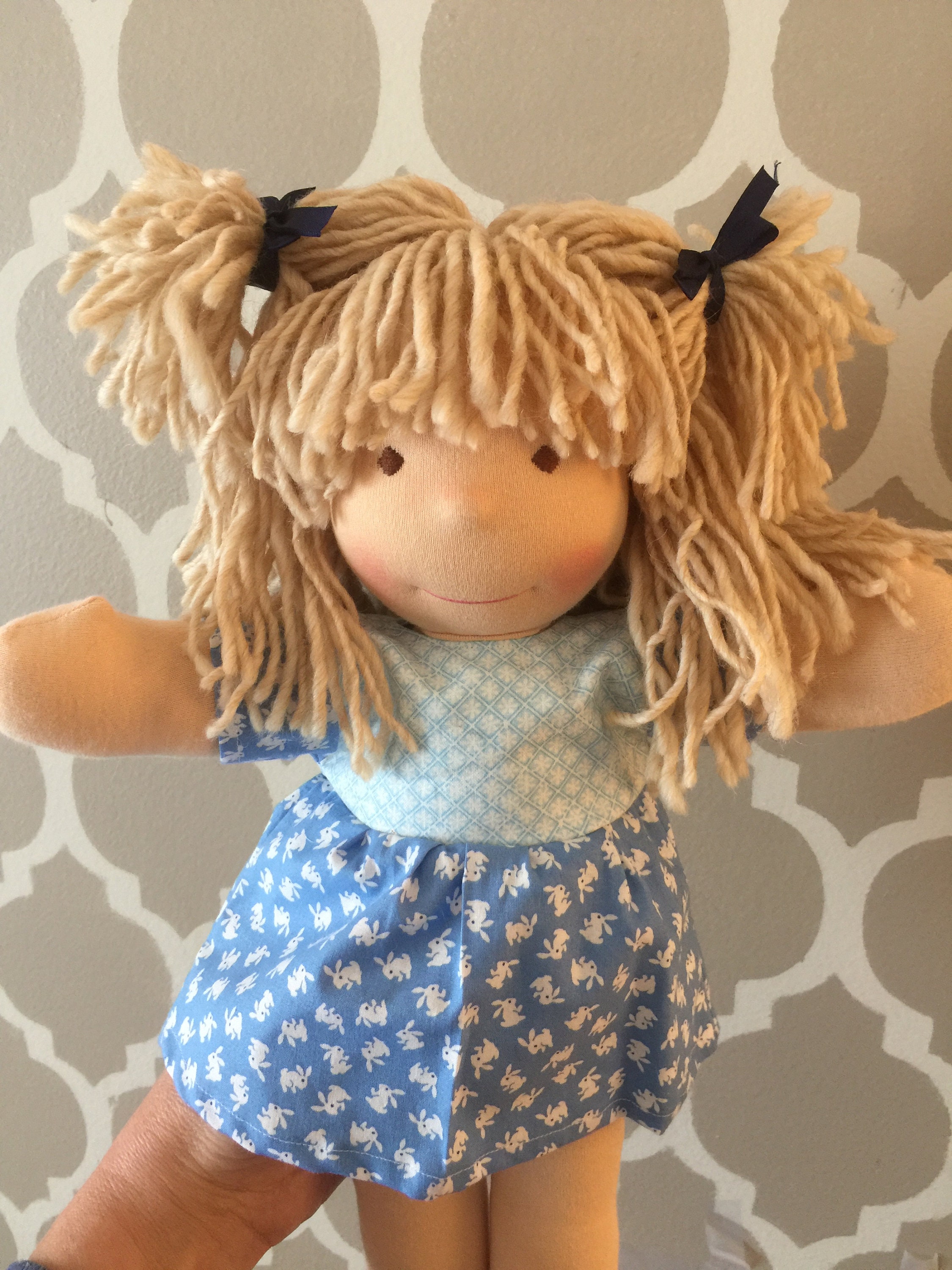 New Waldorfdoll Waldorf Cloth Doll leni 14 - Etsy