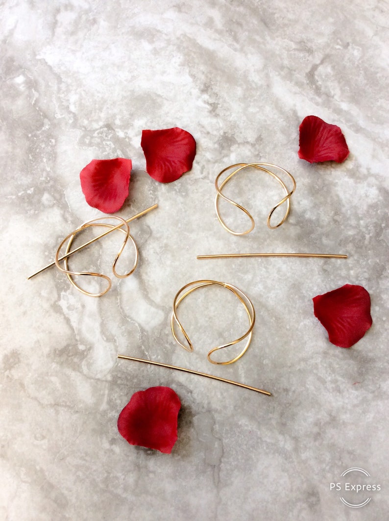 Bun Cage / Hair Bun Cage With Stick / Hair Top Knot Cage and Etsy