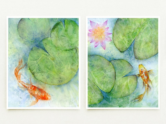 Koi Fish Poster Print A3 33x48 cm Japanese Carp 13x19 in
