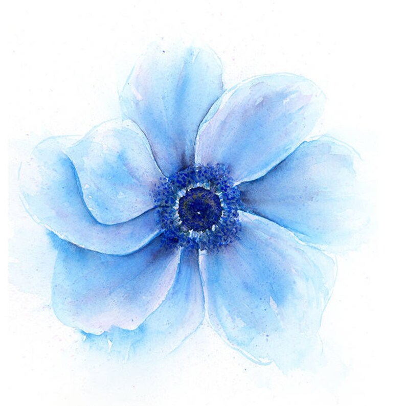лен цветок. цветы акварелью для детей. сине голубые цветы акварель. маша нарисовала 30 цветочков голубых и синих. белые акварельные цветы.