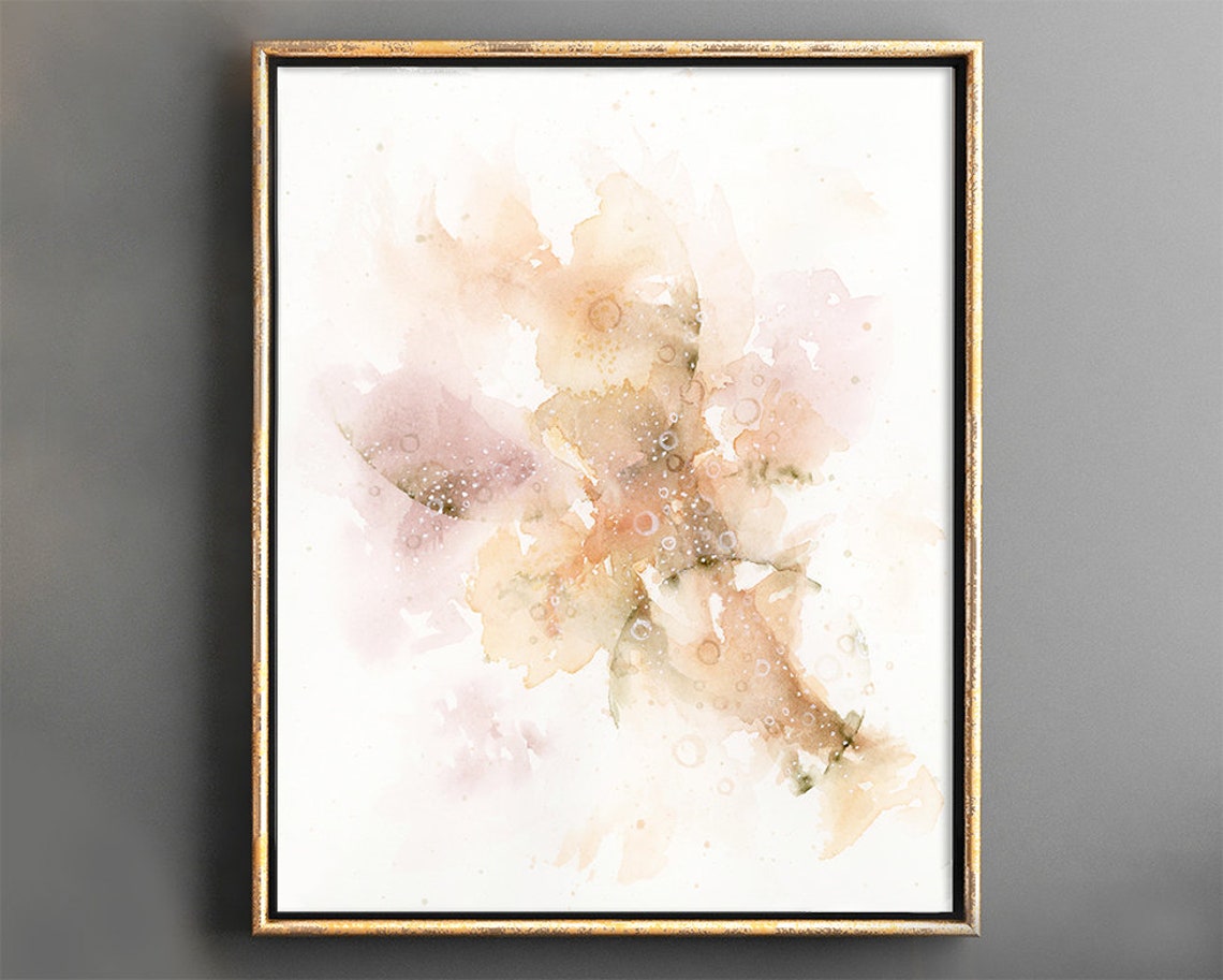 2 Piece Abstract Wall Art Matching Set of Two Large Abstract Etsy