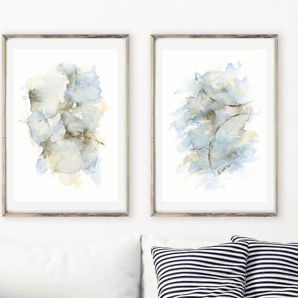 Brown Gray Wall Art Etsy