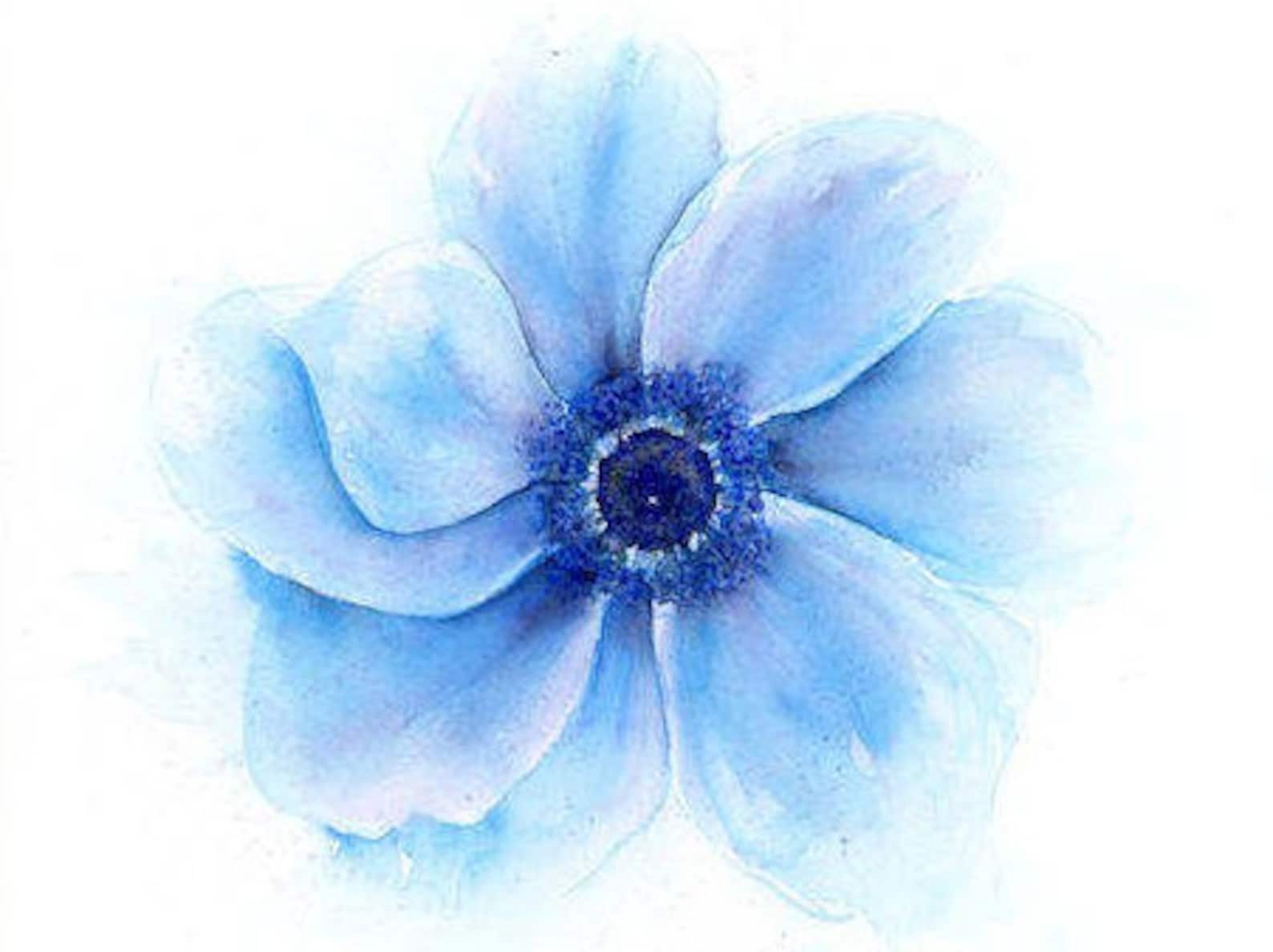 Flowers Art Print Set of 3 Prints of Watercolor Floral Etsy