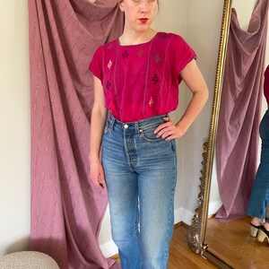 cotton embroidered top