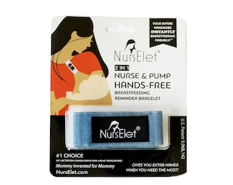 NursElet-Denim-Entire Wardrobe INSTANTLY Breastfeeding and Pumping Friendly-Breastfeeding-Shirt-Holder-Handsfree-Breastfeeding-Pumping-Mom