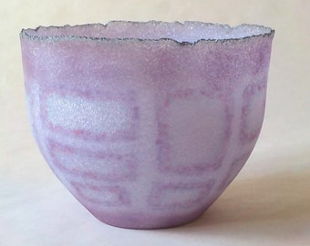 g23-028 pate de verre (glass) vessel