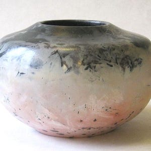 15-030 saggar fired ceramic vessel