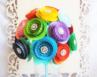 DIY ペーパーフラワー テンプレート - ロール ロゼット - SVG カット ファイル - フラワー テンプレート - DIY ブライダル ブーケ - DIY ハンドメイド ペーパーフラワー ブーケ