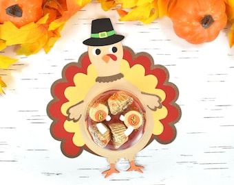 Thanksgiving Turkey Lollipop Holder SVG Turkey Candy Holder - Etsy