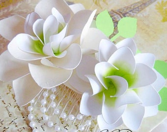 DIY Flower Pattern Templates- Paper flower templates- DIY paper flower bouquet- DIY paper lily- Paper flower templates Diy- Instant download
