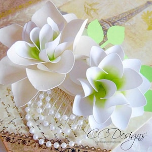Modelli di modelli di fiori fai da te - Modelli di fiori di carta - Bouquet di fiori di carta fai da te - Giglio di carta fai da te - Modelli di fiori di carta fai da te - Download immediato
