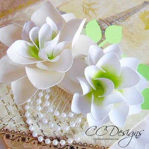 Flores de lirio de papel para hacer tú mismo - Ramo de novia con flores de papel - Archivos de corte SVG - Tutorial de flores de papel - Decoración de bodas - Descarga instantánea