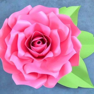 紙のバラ、紙の花の SVG、巨大な紙のバラ、大きな紙の花、花のテンプレート、SVG カット ファイル、バラのテンプレート、カラフルなハエを捕まえる