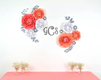 Giant Paper Flower Backdrop, Large Paper Flower Templates, Flower Template SVG Cut File & PDF Printable Pattern
