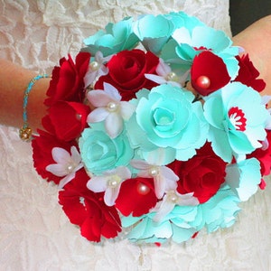 DIY Small Paper Flower Templates for Wedding Flower Bouquet, Printable PDF and SVG Cut File Templates