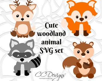 Download Woodland Animals Svg Etsy
