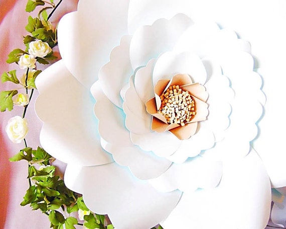 Giant Backdrop Paper Flowers- DIY large paper flowers- Paper flower DIY templates- Printable Templates, SVG Cut Files Il_570xn