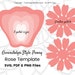 see more listings in the Giant Flower Templates  section