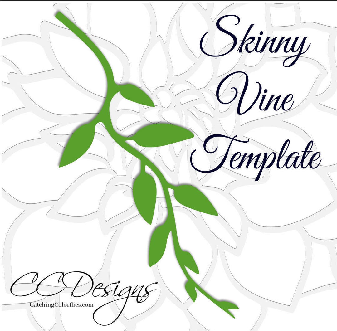 Vine SVG Cut File, SVG Files, Leaf and Vine Templates, Paper Flower, Large Paper Flowers, Template, Instant Download, Skinny Vine - Etsy vine-svg-cut-file-svg-files-leaf-and-vine-templates-paper-flower-large-paper-flowers-template-instant-download-skinny-vine-etsy