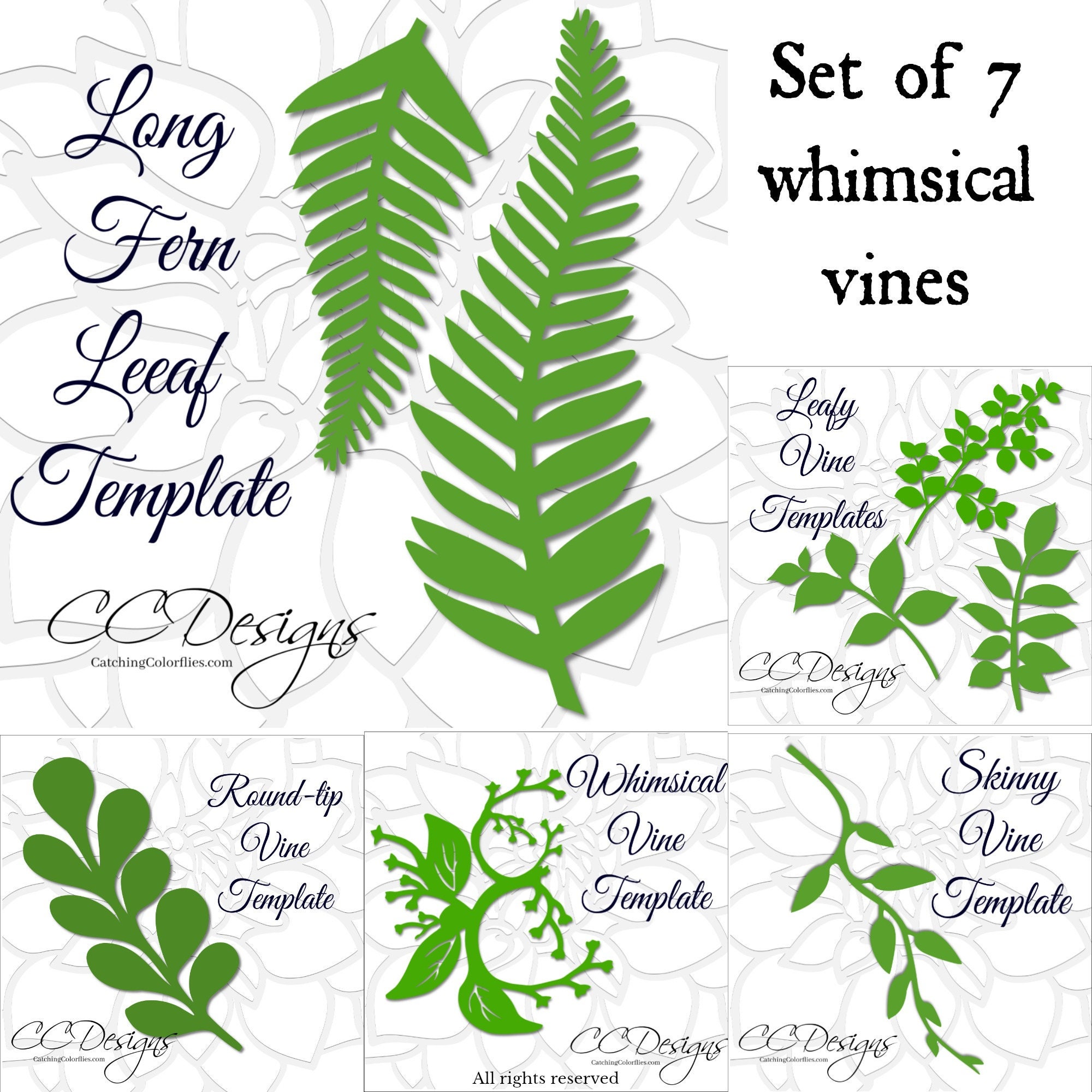 Leaf & Vine Templates Printable Vine Template Leaf Vine SVG Etsy Leaf & Vine Templates Printable Vine Template Leaf Vine SVG Etsy