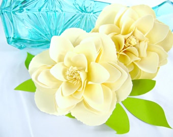 Peony Paper Flower Templates- DIY small paper flowers- SVG Flower templates  Printable flower templates- Easy Paper flowers- SVG cut files