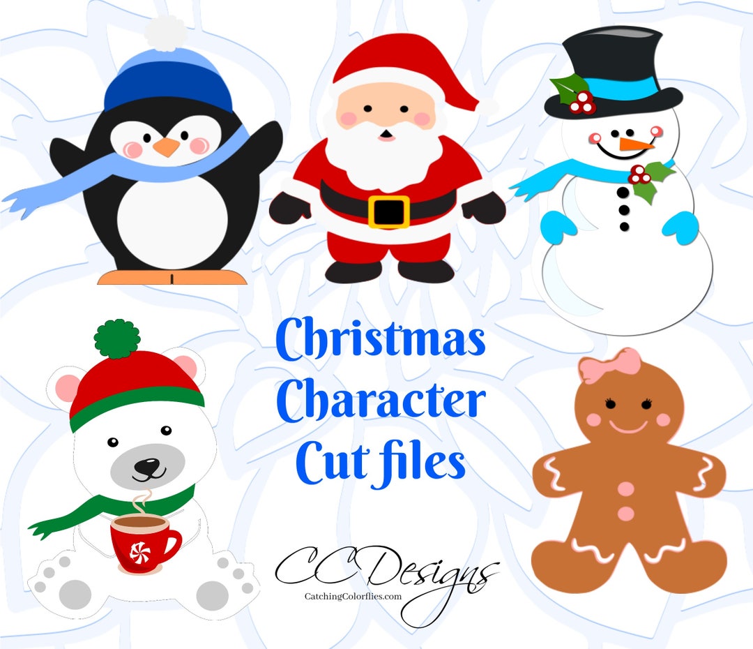 Christmas SVG Bundle, Snowman and Santa Clause Christmas Clip Art ...