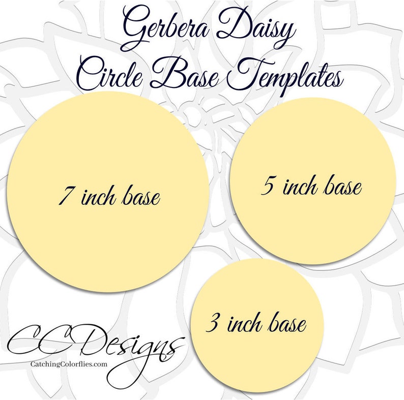 Download Giant Gerbera Daisy Paper Flower Template and Tutorial ...