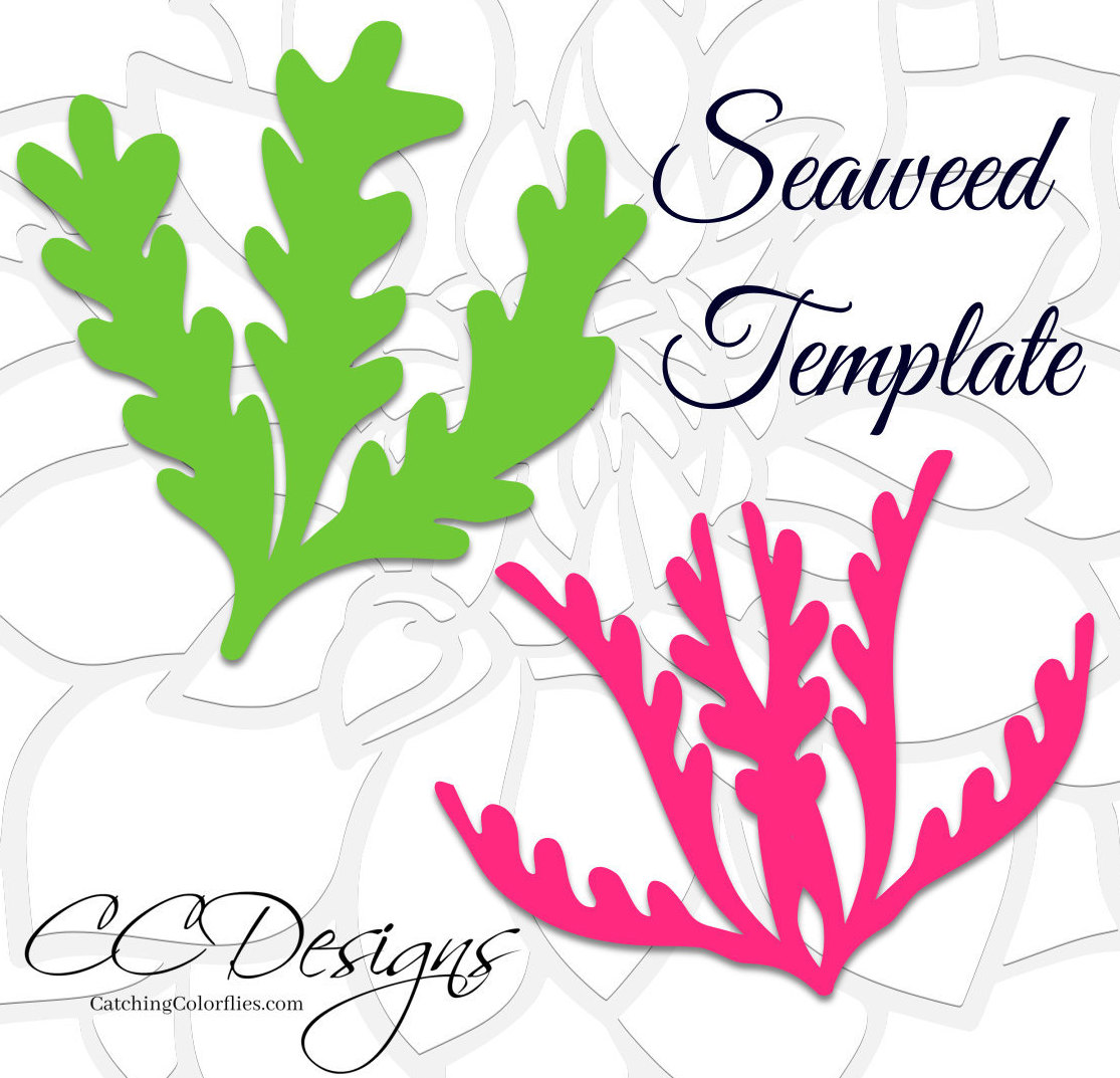 Seaweed SVG Cut Files Seaweed Template Printable Flower Etsy Seaweed SVG Cut Files Seaweed Template Printable Flower Etsy