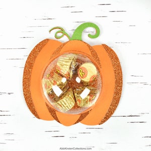 Pumpkin Candy Holders SVG Cut Files, Thanksgiving Candy Holder, Candy Ornament Crafts, Candy Ornament SVG FIles