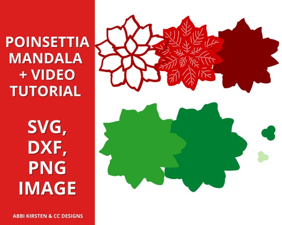 Poinsettia Christmas Mandala Svg Craft File 3d Mandala Christmas Svg Poinsettia Christmas Card Paper Party Kids Papercraft Deshpandefoundationindia Org