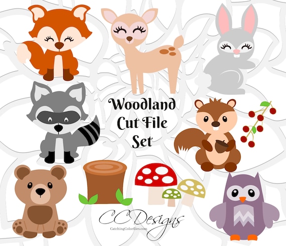 Download Baby Woodland Animal Cut Files Woodland Nursery Decor Htv Svg Files Baby Deer And Cute Fox Svg Svgs For Cricut Silhouette By Catching Colorflies Catch My Party