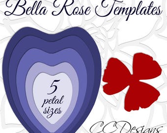 Easy Printable PDF Giant Flower Templates, Large Flower Patterns and Tutorials