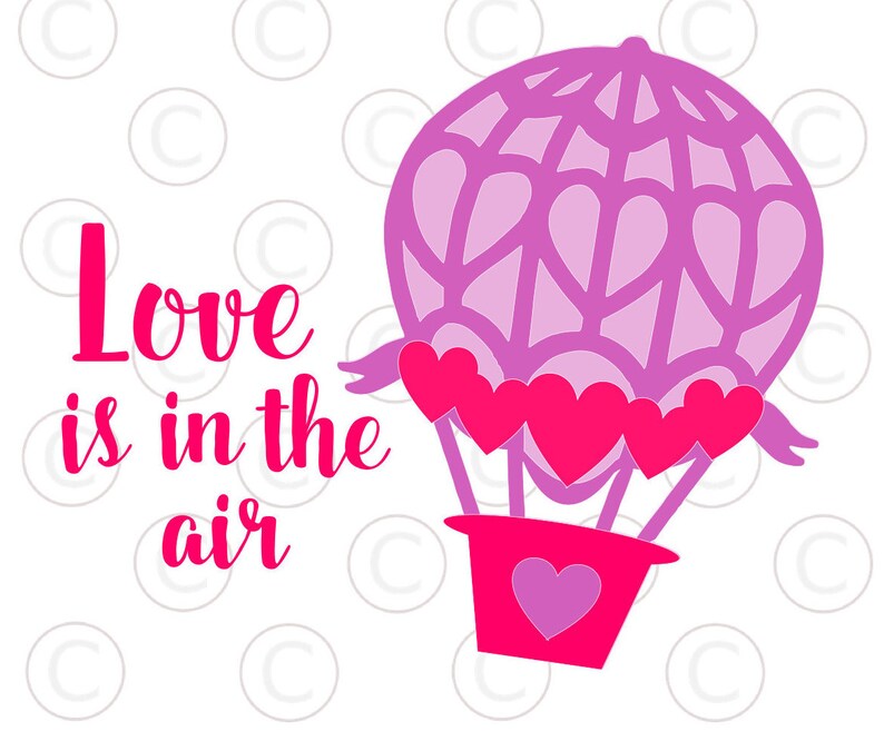 Download Hot air balloon SVG cut files Valentines SVG cut files ...