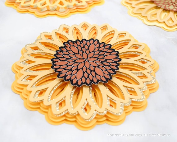 Download 3d Mandala Sunflower Svg Mandala Art Layered Sunflower Mandala Cut File Instant Download By Catching Colorflies Catch My Party