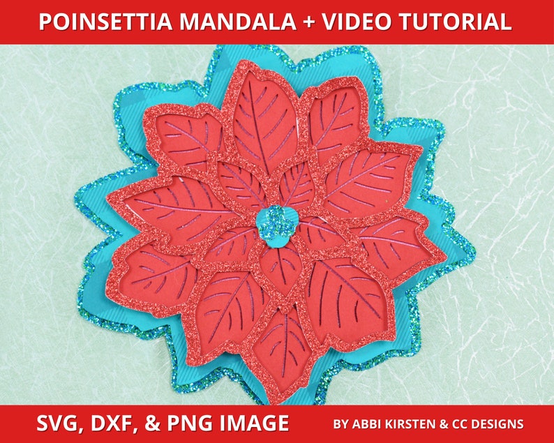 Download Poinsettia Christmas Mandala Svg Craft File 3d Mandala Christmas Svg Poinsettia Christmas Card Paper Party Kids Papercraft Deshpandefoundationindia Org