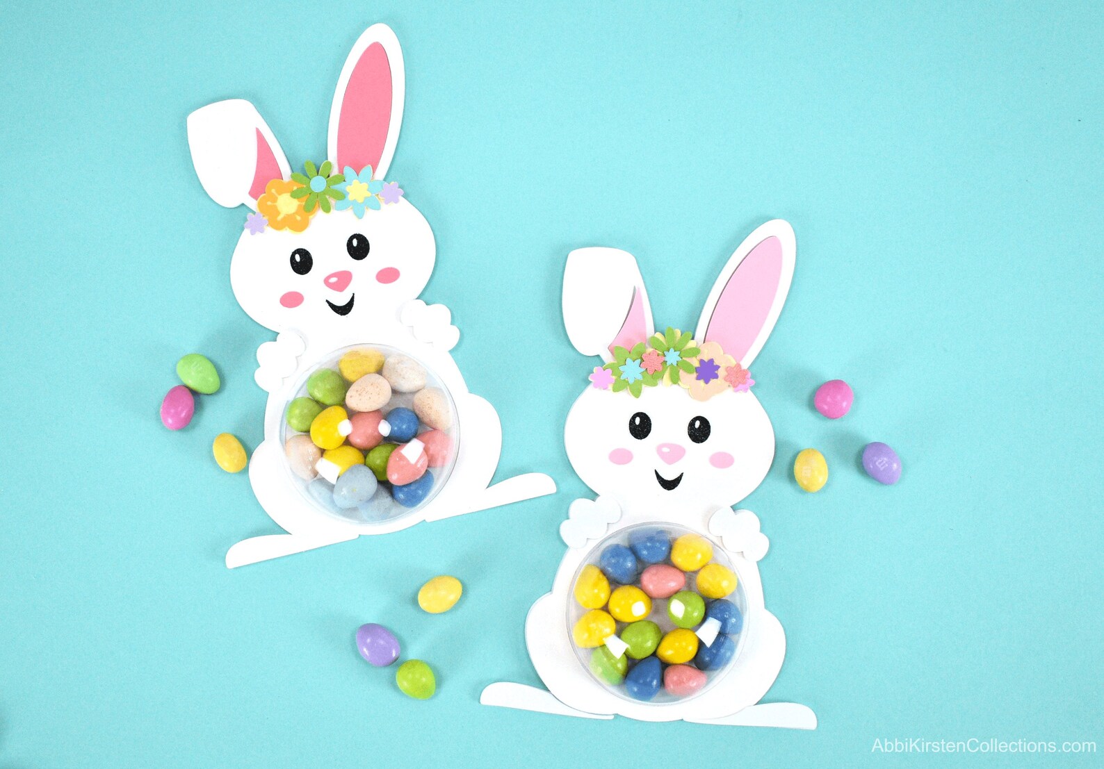 Easter Bunny Candy Holders SVG Cut Files Easter Bunny SVG - Etsy