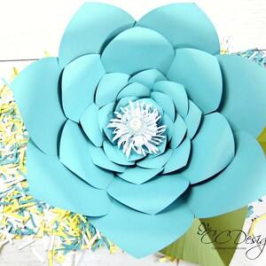 Printable Giant Paper Flower Templates, Large Paper Flower Patterns ...